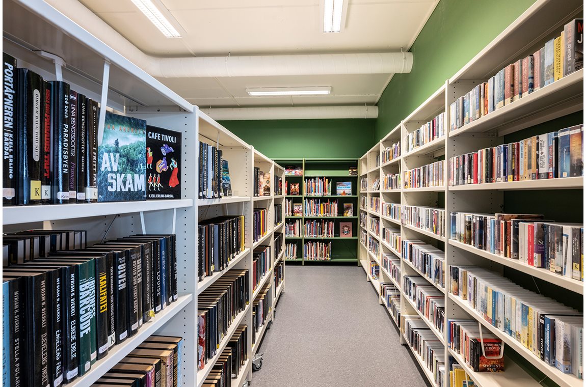 Bibliothèque de Hustadvika, Eide, Norvège - Bibliothèque municipale et BDP