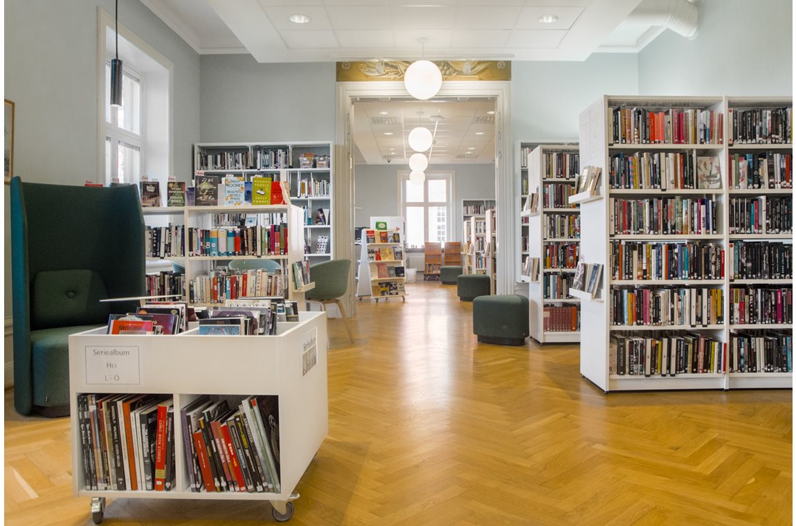 CDI du lycée Lundellska, Uppsala, Suède - Bibliothèque municipale et BDP