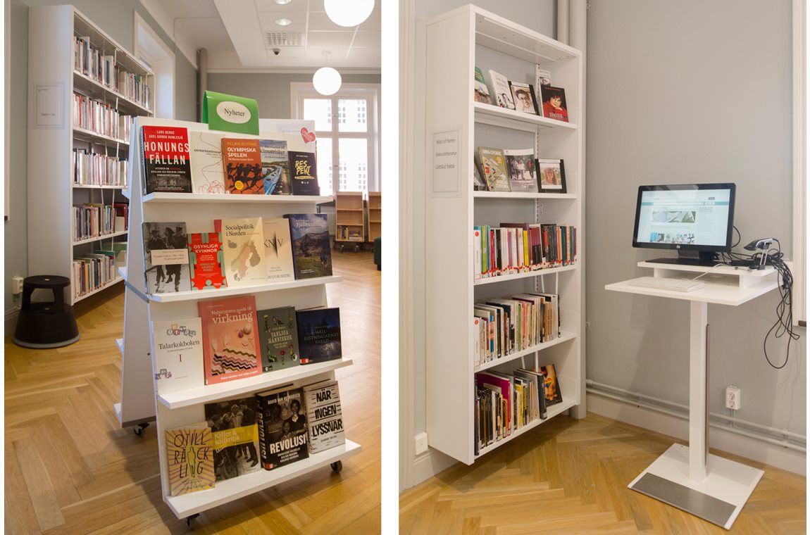 CDI du lycée Lundellska, Uppsala, Suède - Bibliothèque municipale et BDP