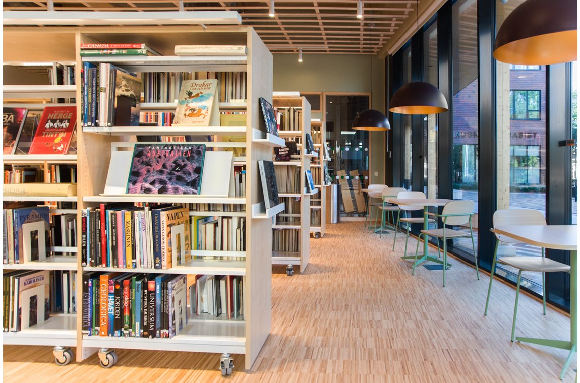 Westerlundska Gymnasium, Enköping, Schweden - Schulbibliothek