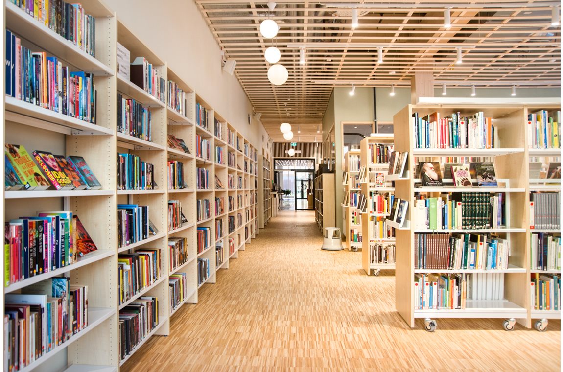 Westerlundska Gymnasium, Enköping, Schweden - Schulbibliothek