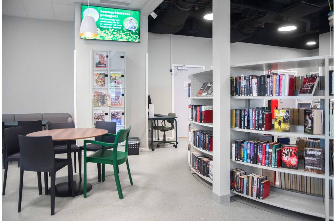Bibliothèque municipale de Karby, Vallentuna, Suède - Bibliothèque municipale et BDP