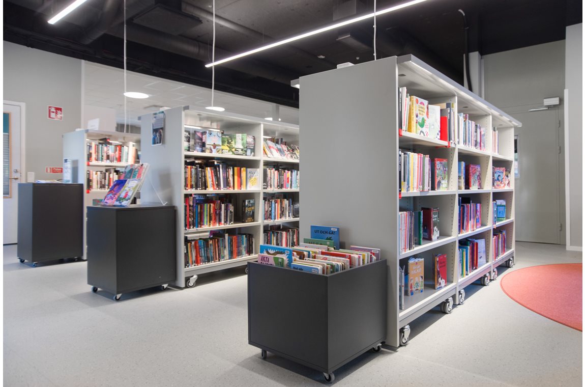 Bibliothèque municipale de Karby, Vallentuna, Suède - Bibliothèque municipale et BDP