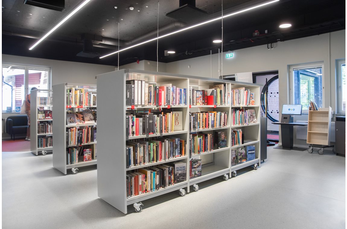 Bibliothèque municipale de Karby, Vallentuna, Suède - Bibliothèque municipale et BDP