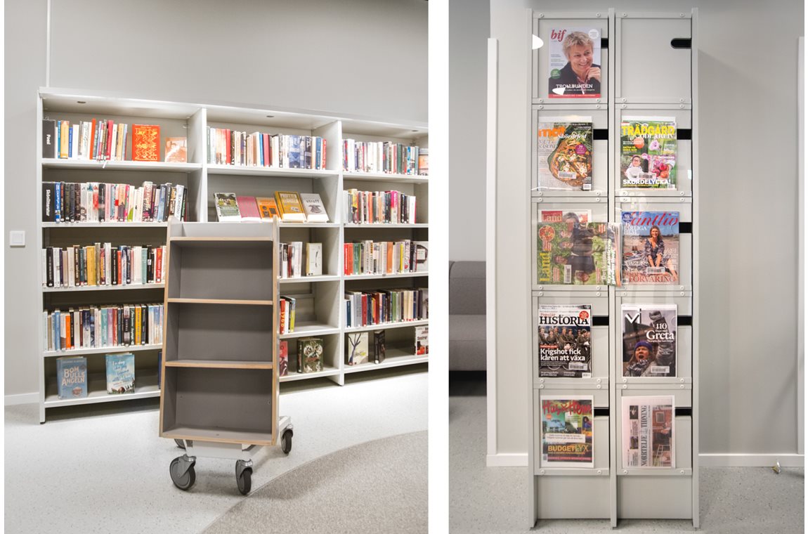Bibliothèque municipale de Karby, Vallentuna, Suède - Bibliothèque municipale et BDP