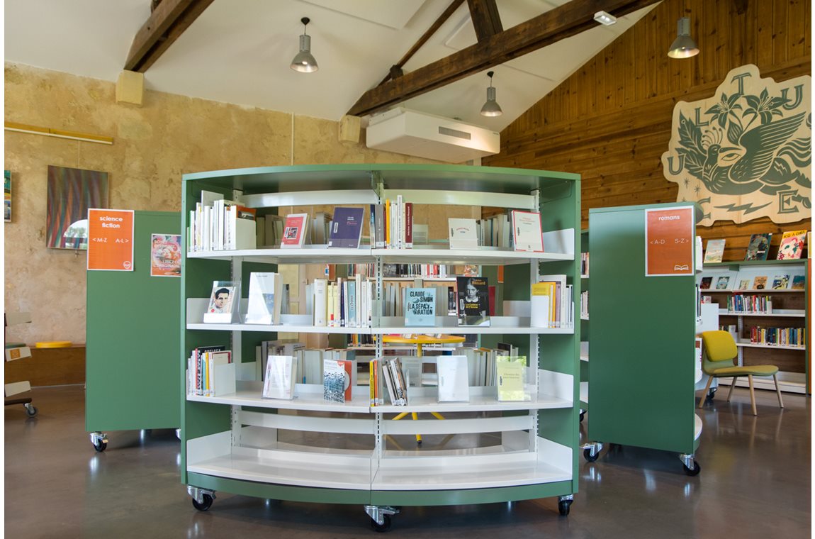 BDP de Gironde, relais de Vertheuil (Nodris), France - Bibliothèque municipale et BDP