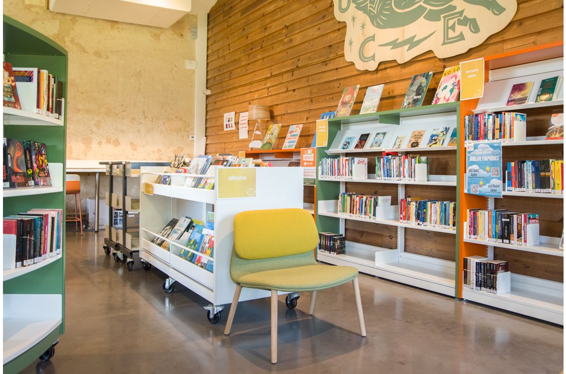 BDP de Gironde, relais de Vertheuil (Nodris), France - Bibliothèque municipale et BDP