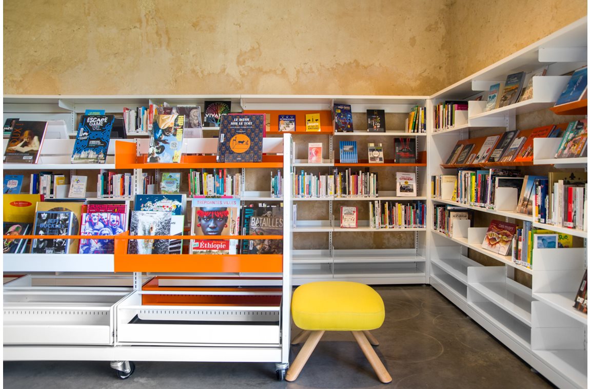 BDP de Gironde, relais de Vertheuil (Nodris), France - Bibliothèque municipale et BDP