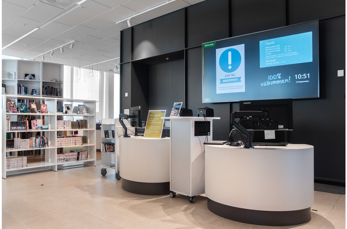 Bibliothéque municipale de Kävlinge, Suède - Bibliothèque municipale et BDP