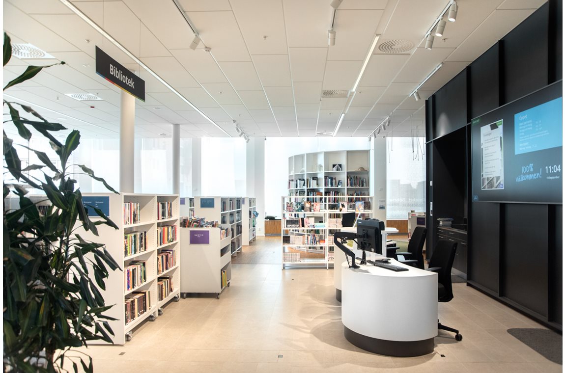 Bibliothéque municipale de Kävlinge, Suède - Bibliothèque municipale et BDP
