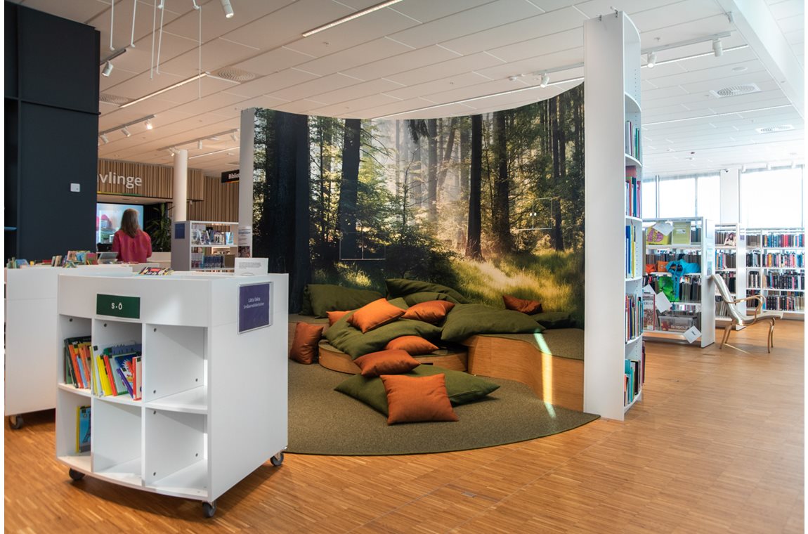 Bibliothéque municipale de Kävlinge, Suède - Bibliothèque municipale et BDP