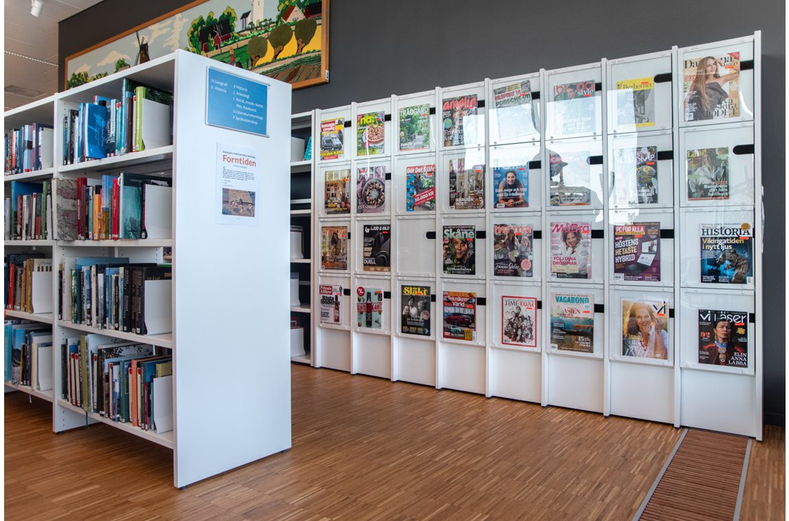 Bibliothéque municipale de Kävlinge, Suède - Bibliothèque municipale et BDP