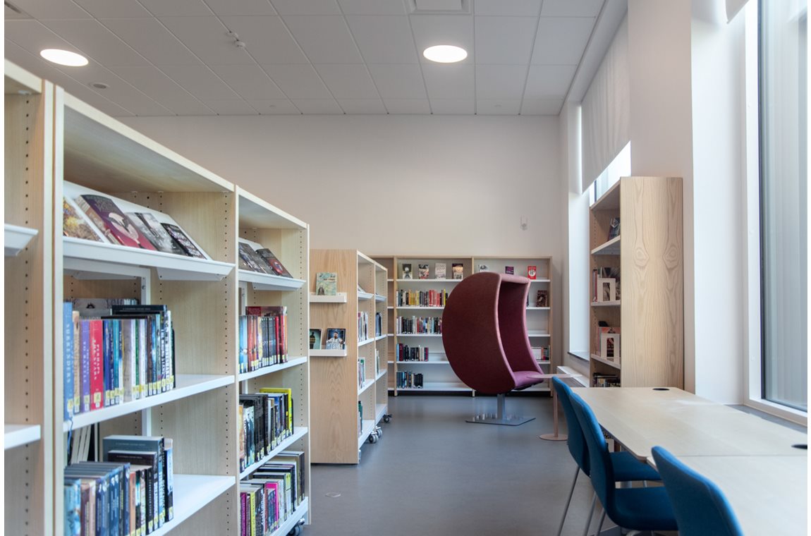 Hedda-Andersson-Gymnasium, Lund, Schweden - Schulbibliothek