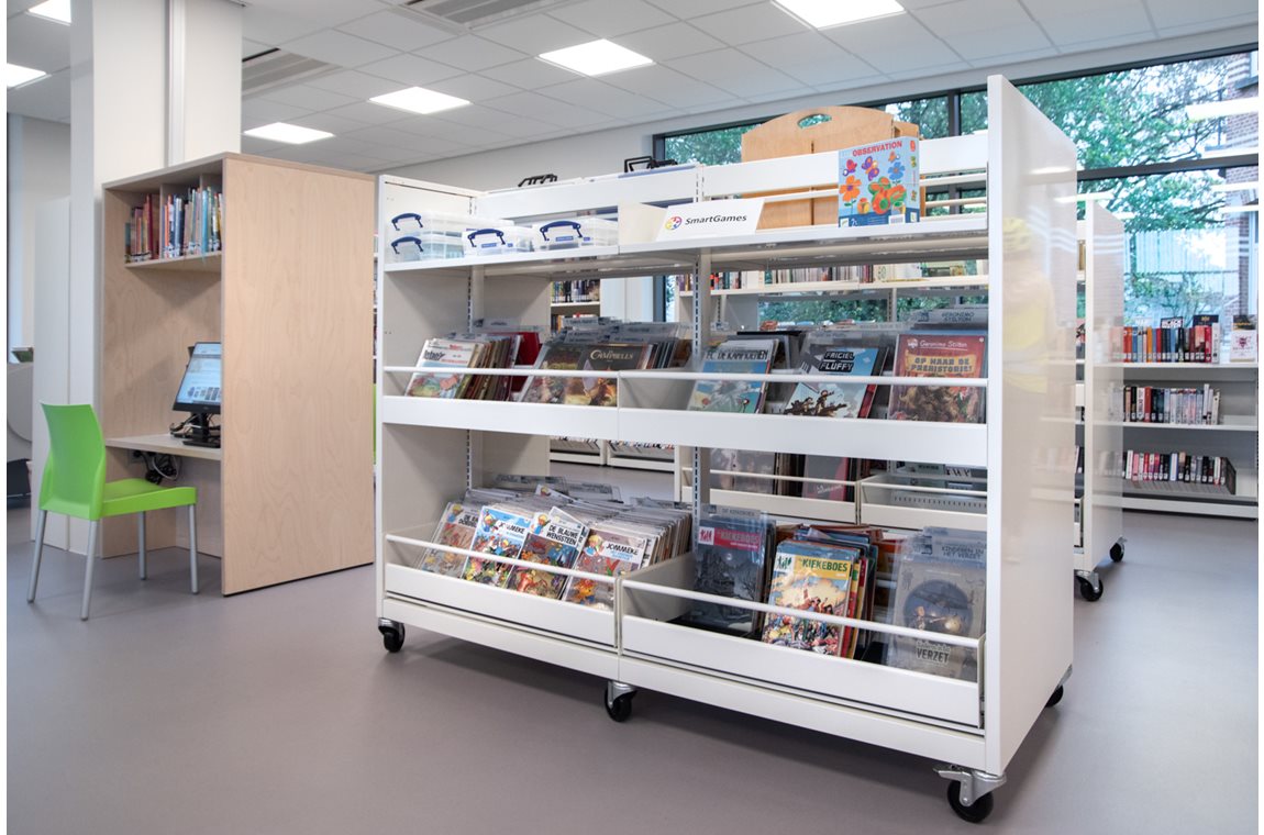Bibliothèque municipale d'Zingem, Belgique - Bibliothèque municipale et BDP