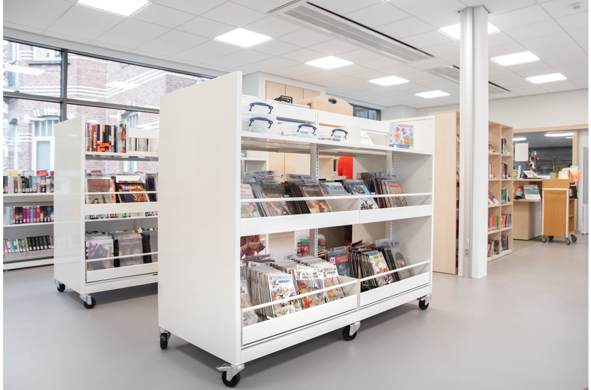 Bibliothèque municipale d'Zingem, Belgique - Bibliothèque municipale et BDP