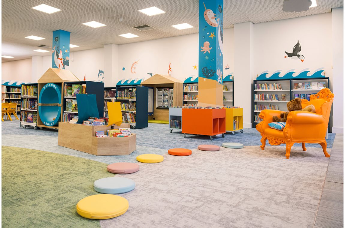 Jersey Bibliotek, Storbritannien - Offentligt bibliotek