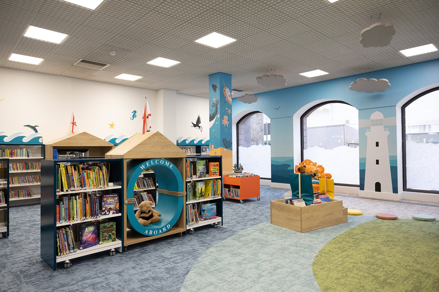 Lyneham Library Jersey Library, United Kingdom