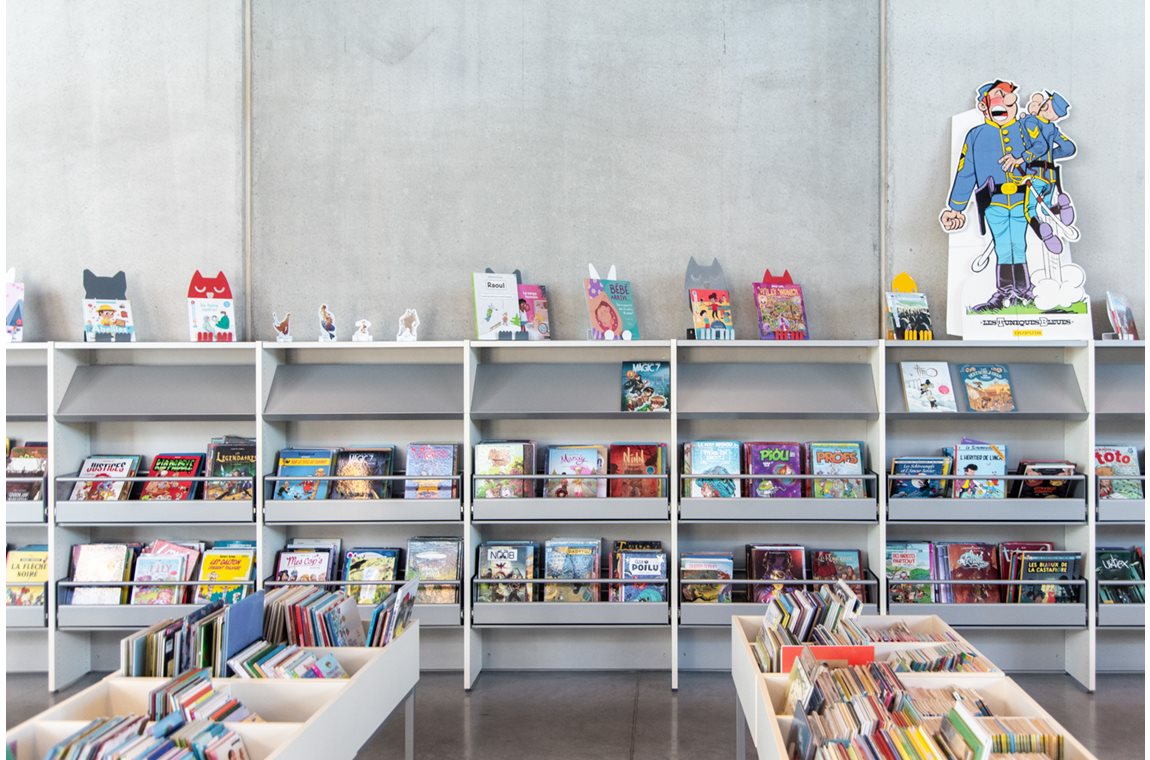 Bibliothèque municipale Dour, Belgique - Bibliothèque municipale et BDP