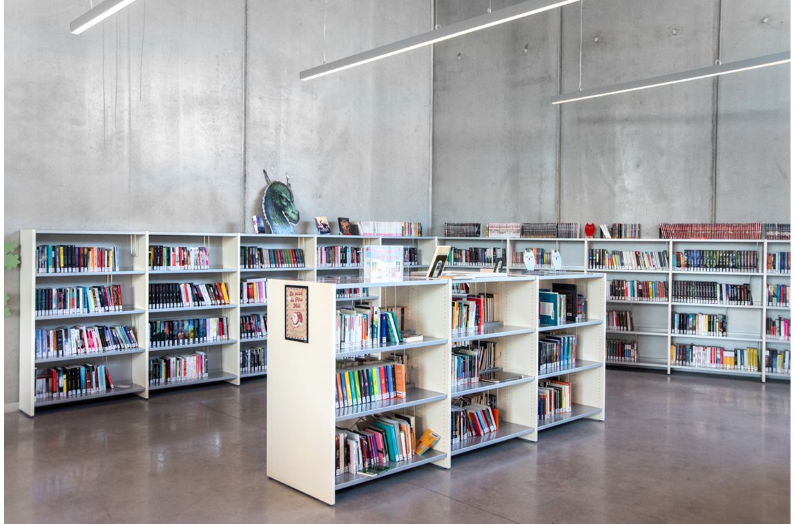 Bibliothèque municipale Dour, Belgique - Bibliothèque municipale et BDP