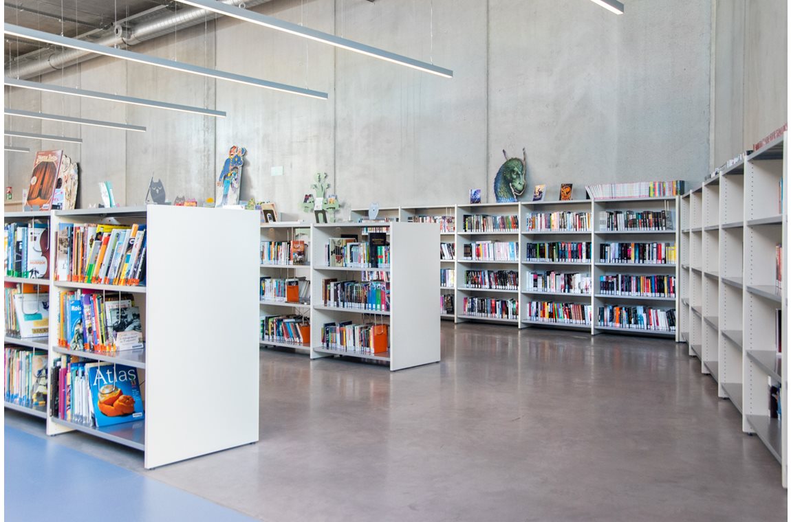 Bibliothèque municipale Dour, Belgique - Bibliothèque municipale et BDP