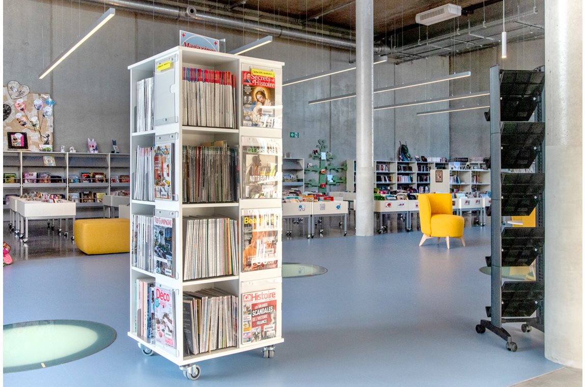 Bibliothèque municipale Dour, Belgique - Bibliothèque municipale et BDP