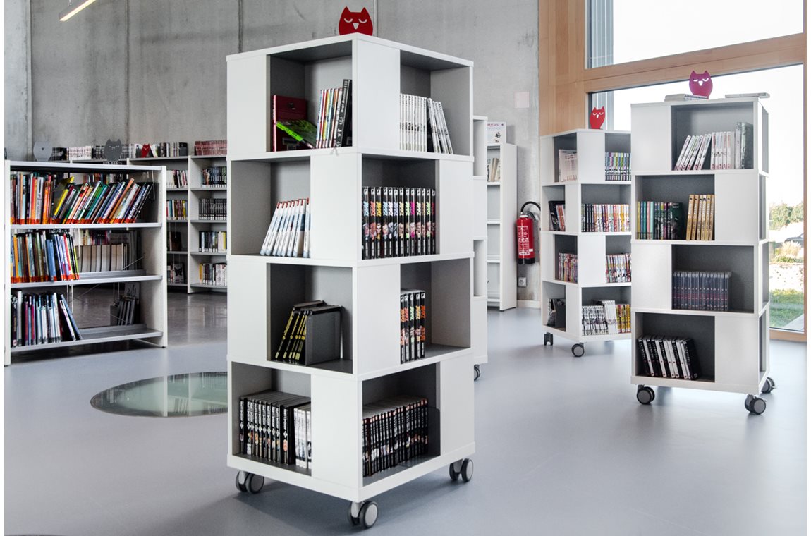 Bibliothèque municipale Dour, Belgique - Bibliothèque municipale et BDP