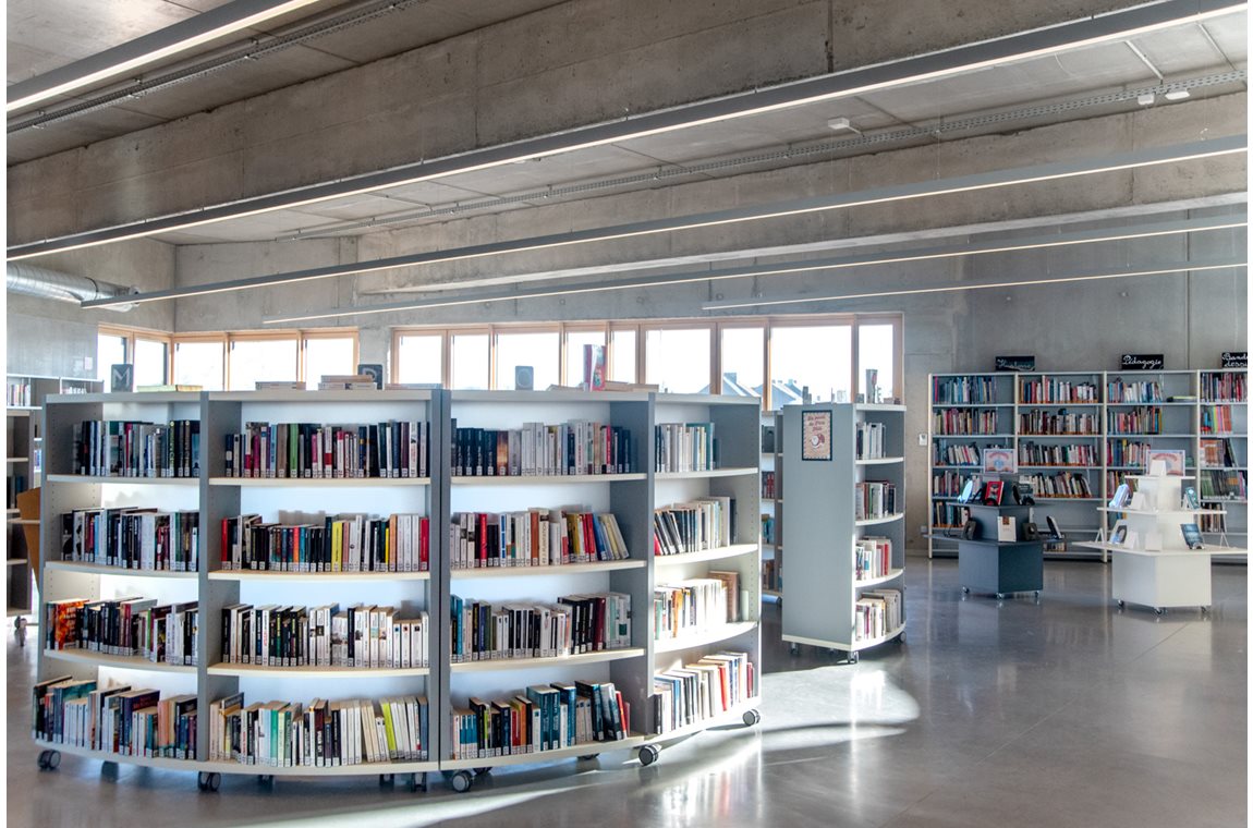 Bibliothèque municipale Dour, Belgique - Bibliothèque municipale et BDP