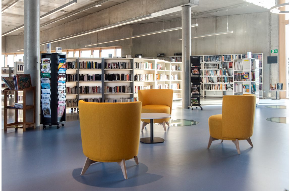 Bibliothèque municipale Dour, Belgique - Bibliothèque municipale et BDP