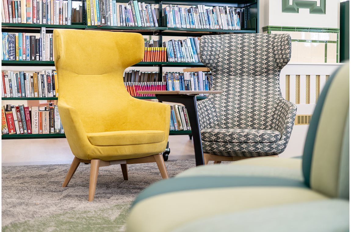 Bibliothèque de Chorlton, Manchester , Royaume-Uni - Bibliothèque municipale et BDP