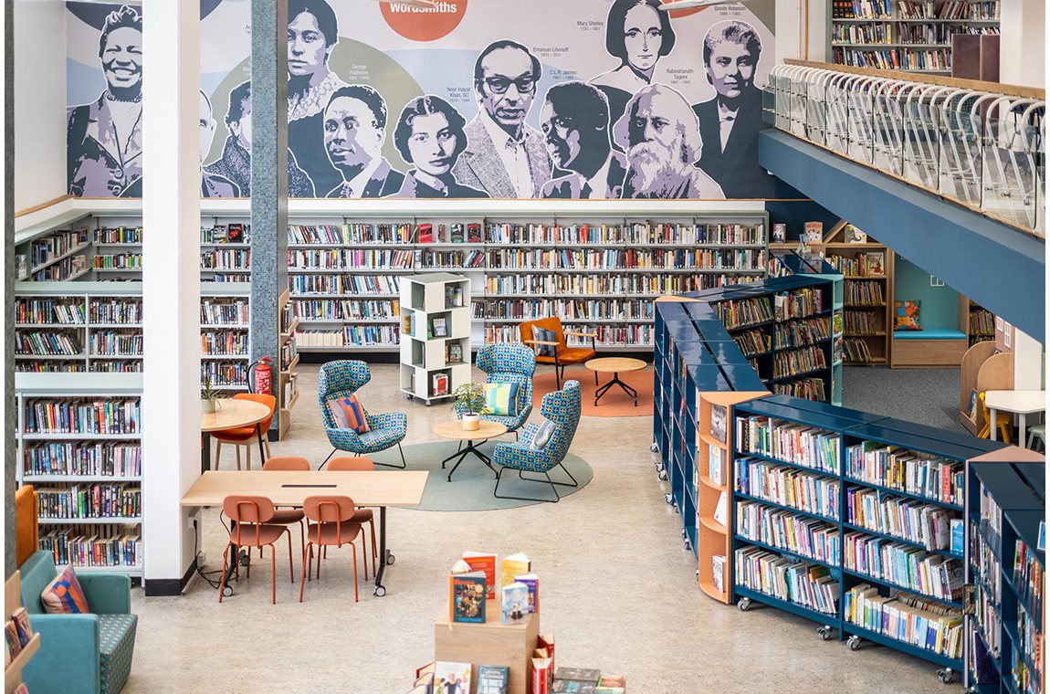 Bibliothèque municipale de Holborn, Royaume-Uni - Bibliothèque municipale et BDP