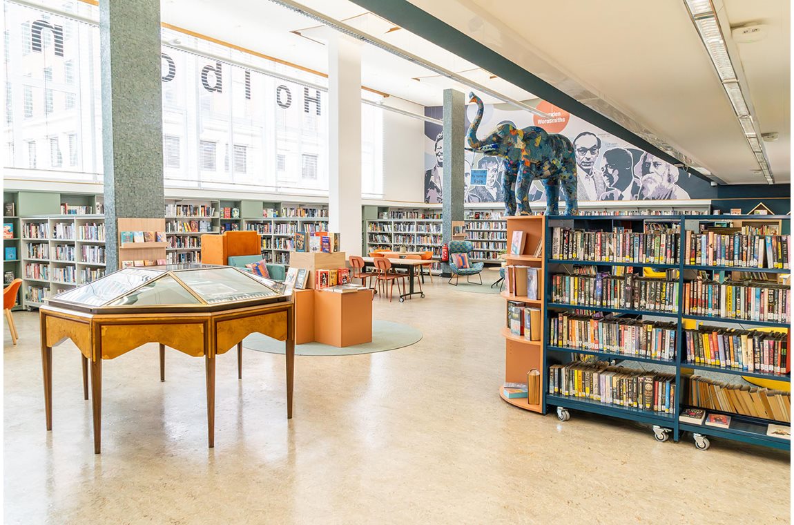 Bibliothèque municipale de Holborn, Royaume-Uni - Bibliothèque municipale et BDP