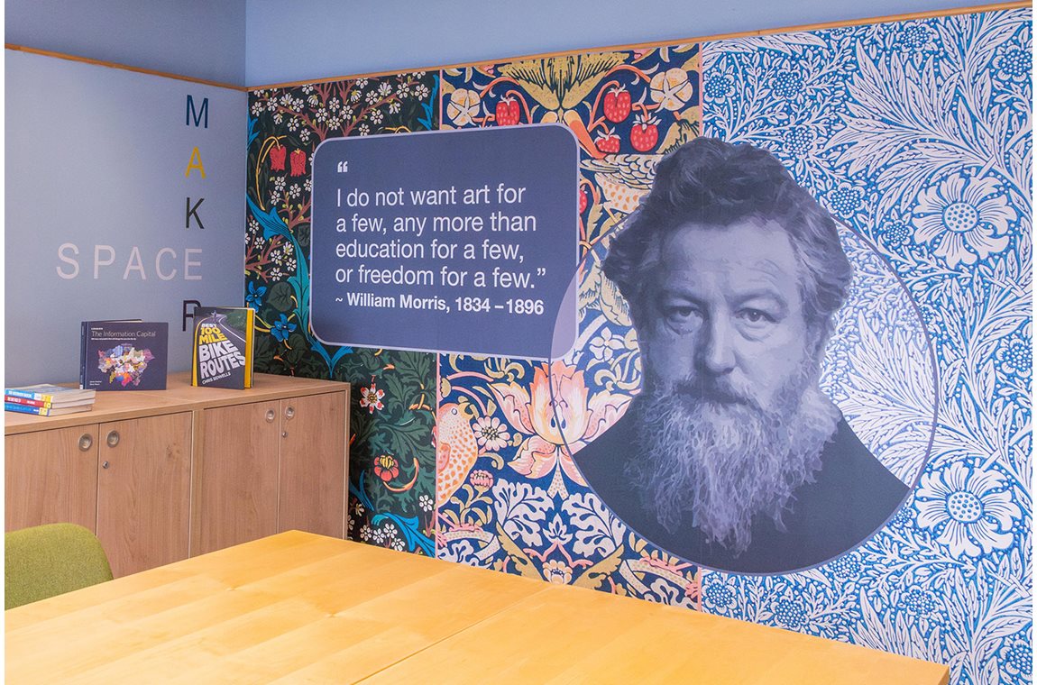 Bibliothèque municipale de Holborn, Royaume-Uni - Bibliothèque municipale et BDP