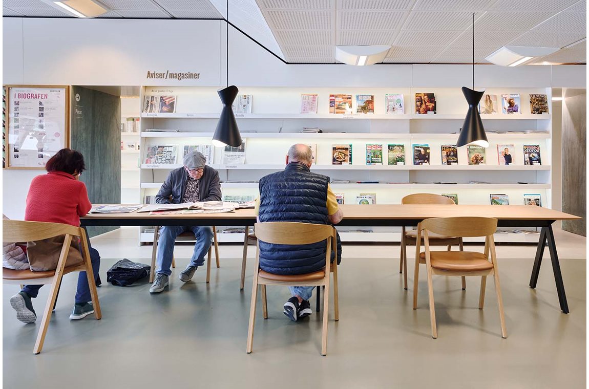 Kulturium Ishøj Bibliothek, Dänemark - Öffentliche Bibliothek