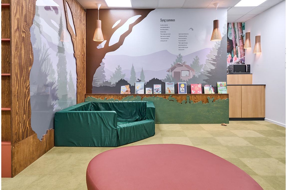 Kulturium Ishøj Bibliothek, Dänemark - Öffentliche Bibliothek