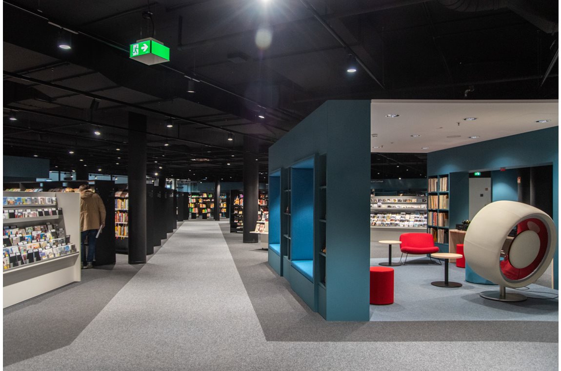 Bibliothèque municpale de Heilbronn, Allemagne - Bibliothèque municipale et BDP