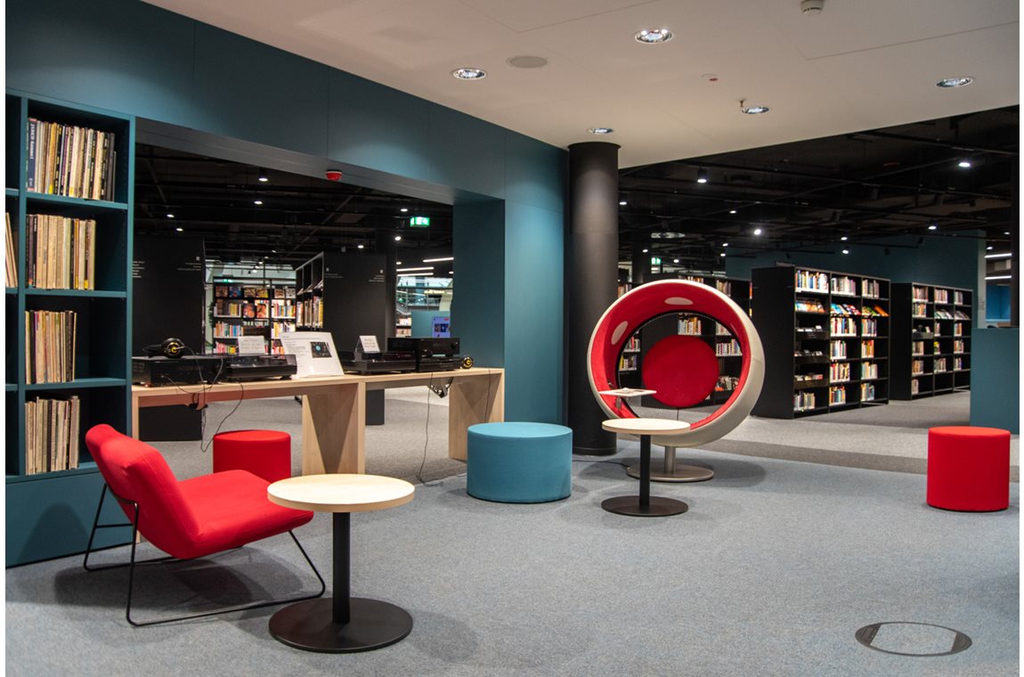 Bibliothèque municpale de Heilbronn, Allemagne - Bibliothèque municipale et BDP