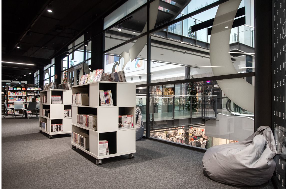 Bibliothèque municpale de Heilbronn, Allemagne - Bibliothèque municipale et BDP