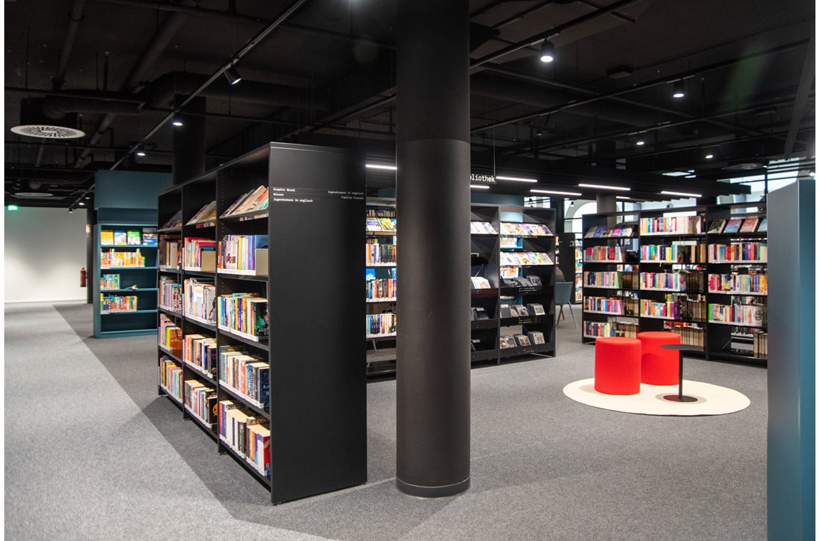 Bibliothèque municpale de Heilbronn, Allemagne - Bibliothèque municipale et BDP