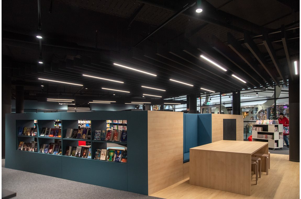 Bibliothèque municpale de Heilbronn, Allemagne - Bibliothèque municipale et BDP