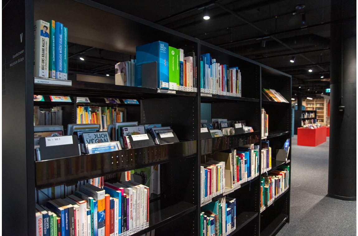 Bibliothèque municpale de Heilbronn, Allemagne - Bibliothèque municipale et BDP