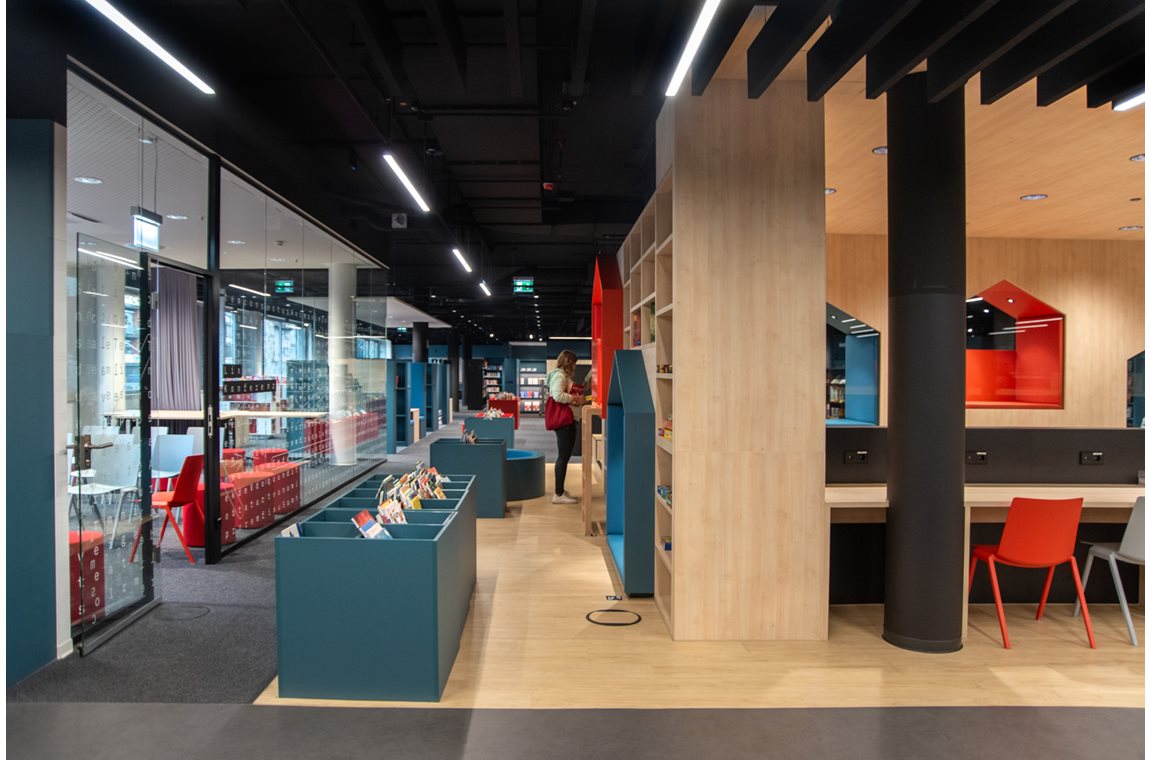 Bibliothèque municpale de Heilbronn, Allemagne - Bibliothèque municipale et BDP