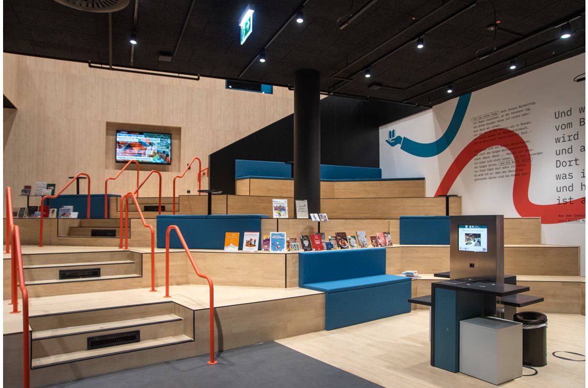 Bibliothèque municpale de Heilbronn, Allemagne - Bibliothèque municipale et BDP