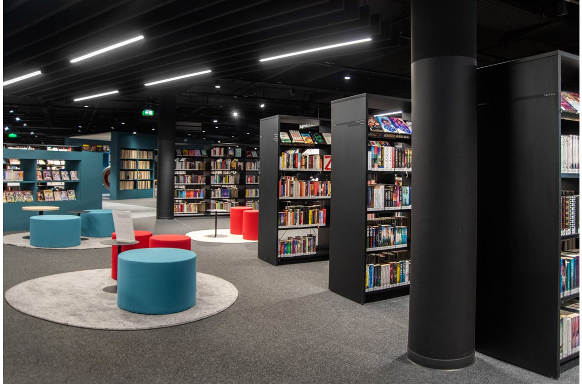 Bibliothèque municpale de Heilbronn, Allemagne - Bibliothèque municipale et BDP