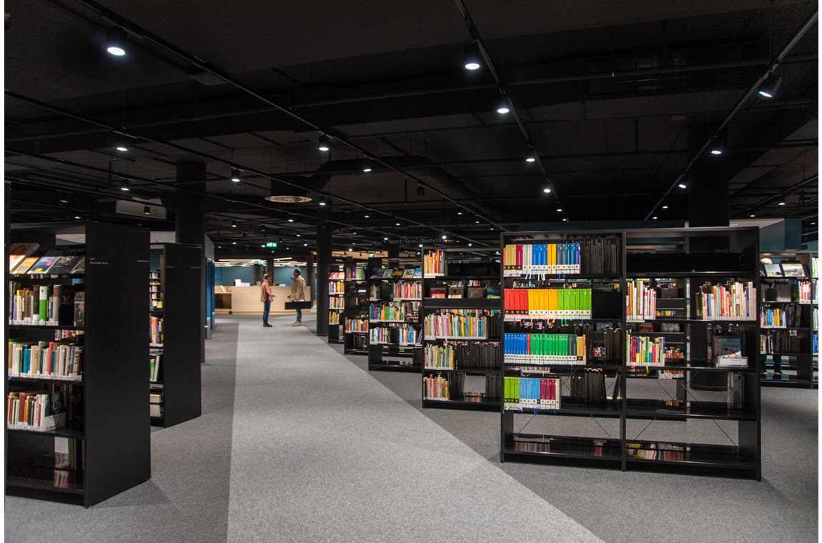 Bibliothèque municpale de Heilbronn, Allemagne - Bibliothèque municipale et BDP