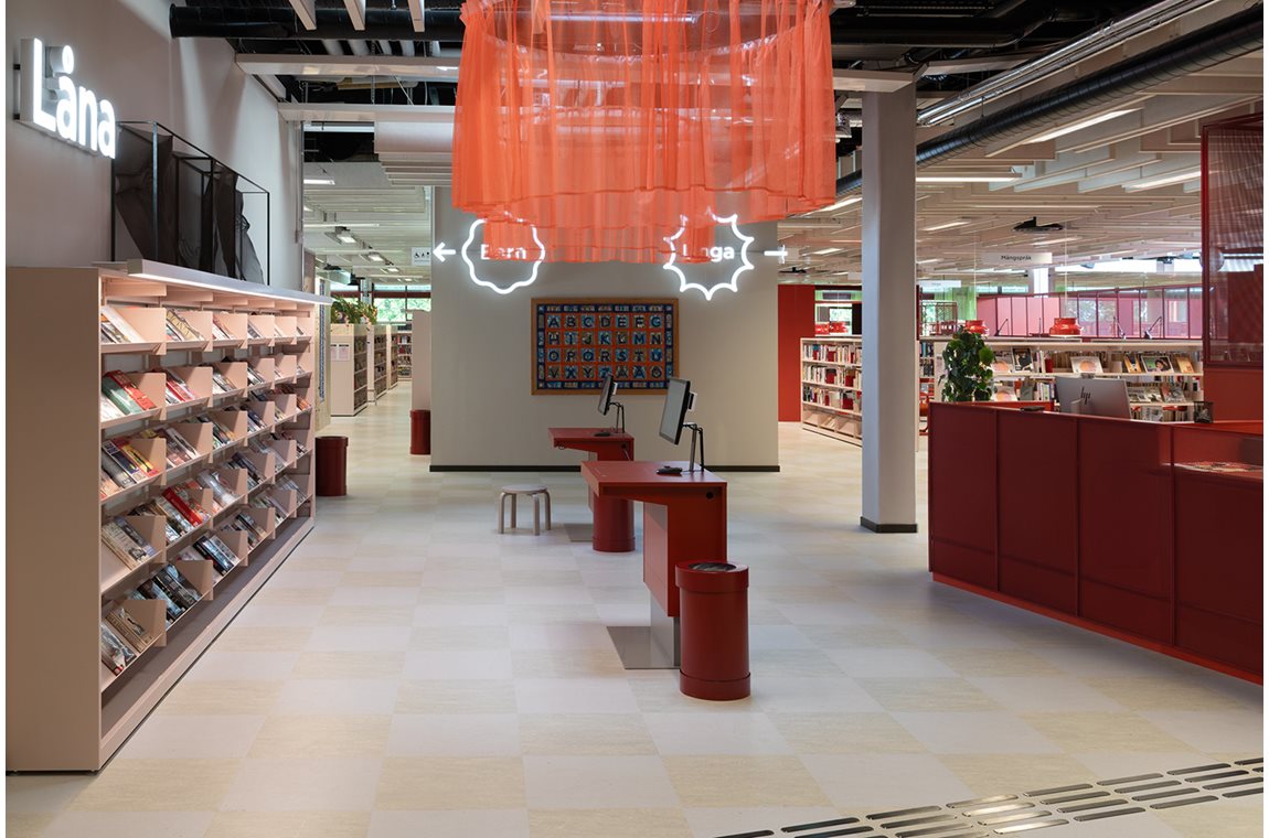 Bibliothèque municipale de Västra Frölunda, Suède - Bibliothèque municipale et BDP