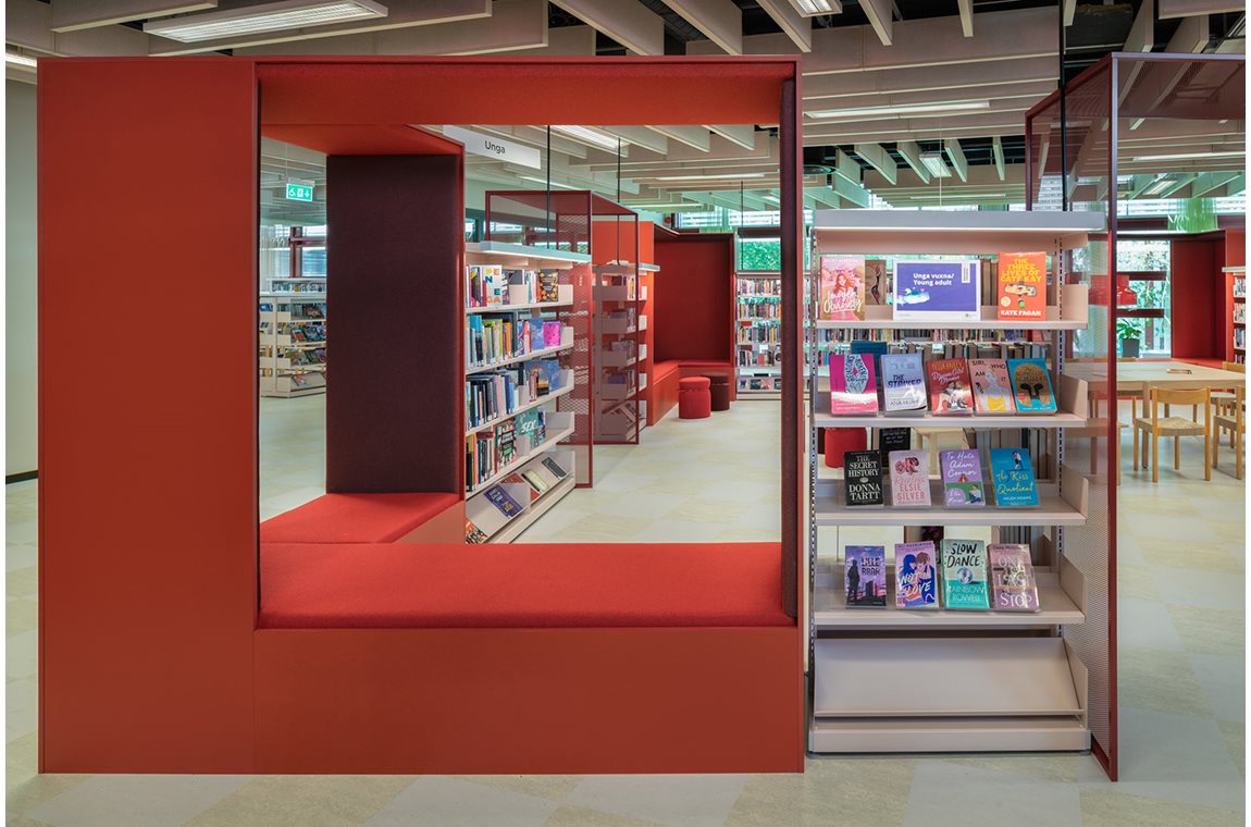 Bibliothèque municipale de Västra Frölunda, Suède - Bibliothèque municipale et BDP