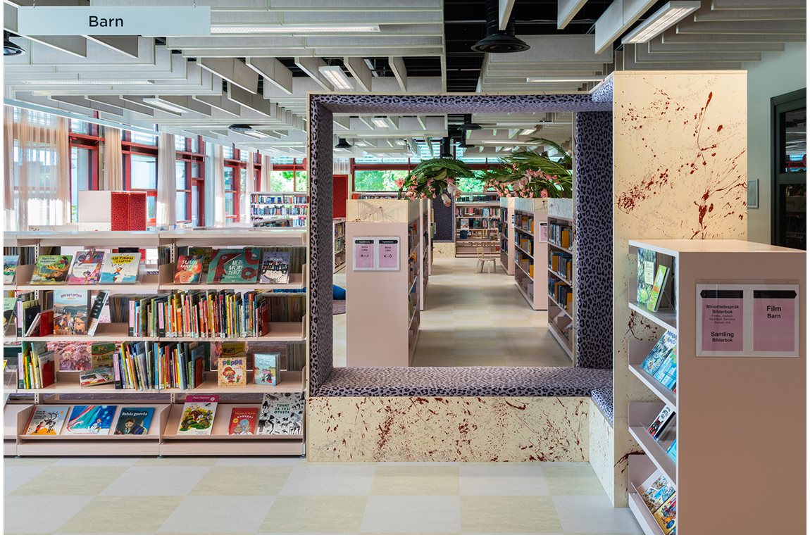 Bibliothèque municipale de Västra Frölunda, Suède - Bibliothèque municipale et BDP