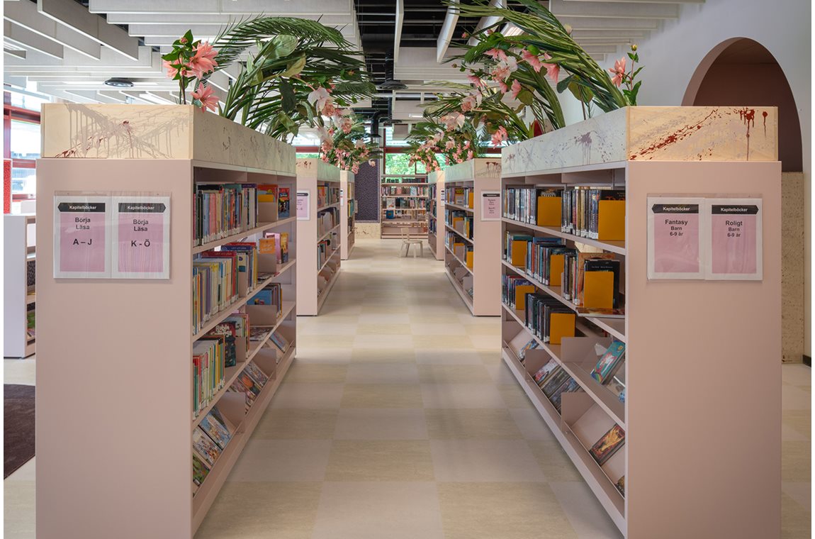 Bibliothèque municipale de Västra Frölunda, Suède - Bibliothèque municipale et BDP