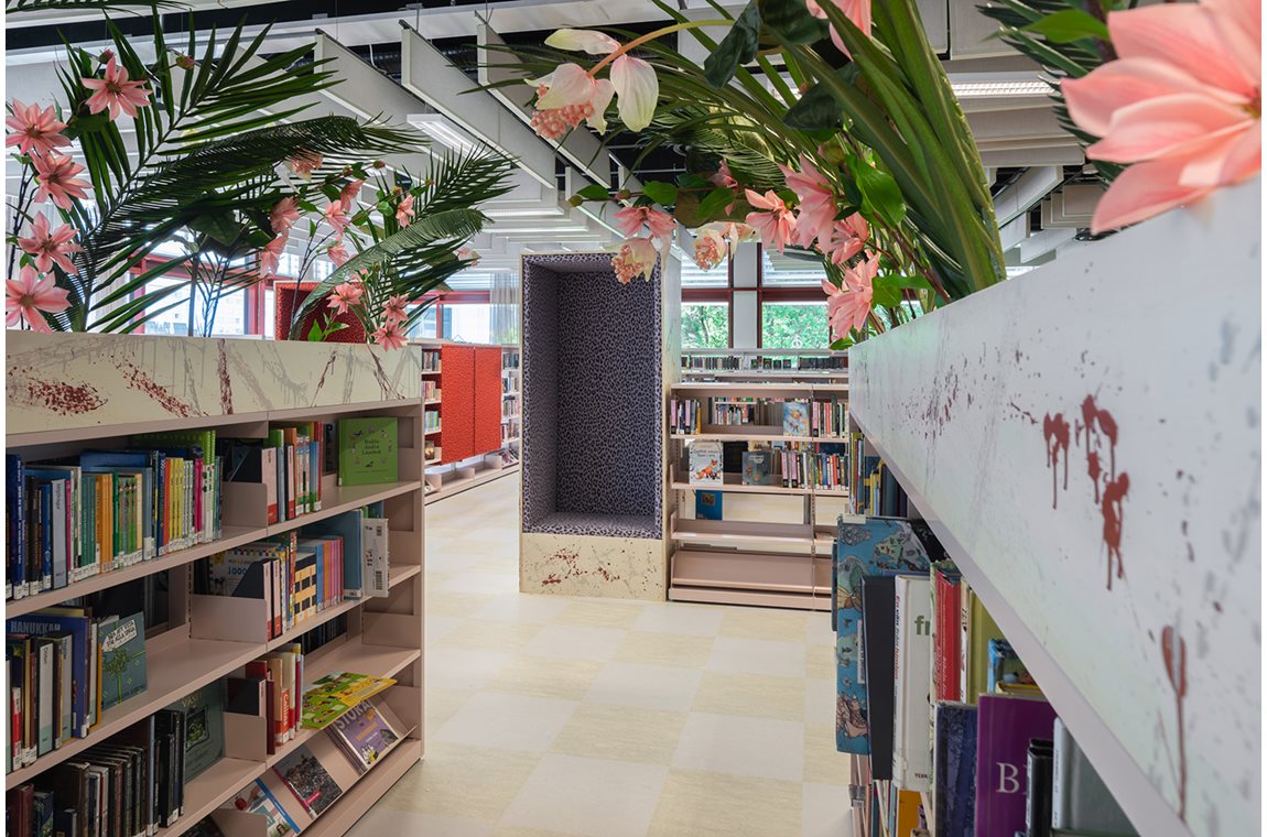 Bibliothèque municipale de Västra Frölunda, Suède - Bibliothèque municipale et BDP