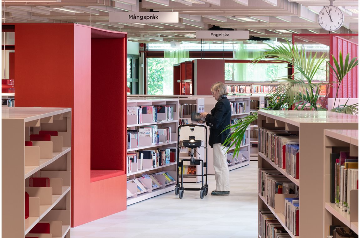 Bibliothèque municipale de Västra Frölunda, Suède - Bibliothèque municipale et BDP